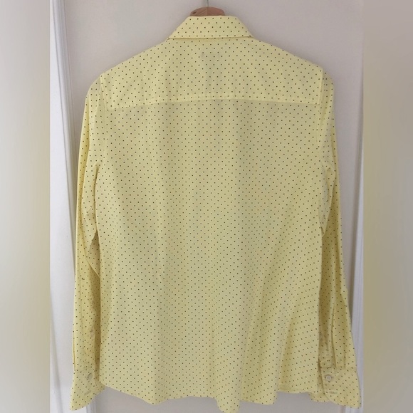 NWT J. Crew Factory 100% cotton mini dot button down shirt - Picture 3 of 5
